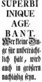 „Kleine Missall” antikva a fraktura (Praha 1789). Rosenmüller, Karel František ml. (tiskárna): Abdruck derer lateinischen, deutschen, böhmischen, griechischen und hebräischen Schriften, welche in der Rosenmüllerischen Buchdruckerey sich befinden (Praha, Karel František Rosenmüller ml.–dědici 1789). Fol. e4a a e3a (skutečná velikost). Královská kanonie premonstrátů na Strahově – Strahovská knihovna (Praha), sign. AX XIII 13.