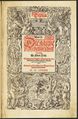 Ammanova bordura Lutherova překladu Bible (Frankfurt/M. 1582). Biblia, das ist Die gantze heilige Schrift teudsch D. Mart. Luth. (Frankfurt/M., Johann Feyerabend 1582). Titulní strana s figurální bordurou (nahoře Mojžíš a Ezechiel, uprostřed Ezau a Jákobův sen, dole Adam a Eva, Mojžíš na poušti vztyčuje měděného hada). Mezi oběma spodními výjevy tiskařův signet (letící Fáma s troubami), pod ním monogram IA (Jost Amman). Antikvariát Meissner (Praha).