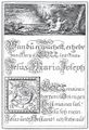 Kaukolův chalkograf exkluzivního tisku Christlicher Seelen-Schatz (Bonn? 1729?). Kaukol, Maria Josef Klemens: Christlicher Seelen-Schatz außerlesener Gebetter (Bonn?, s. t. 1729?). Celoryté fol. 7a. Královská kanonie premonstrátů na Strahově – Strahovská knihovna (Praha), sign. Σ I 1.
