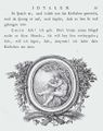 Gessnerova viněta ve vlastních sebraných spisech (Zürich 1777). Gessner, Salomon: Schriften (Zürich, Salomon Gessner 1777). Díl první (Idyllen), pag. 35 s koncovou ilustrační vinětou. Královská kanonie premonstrátů na Strahově – Strahovská knihovna (Praha), sign. AE III 3.
