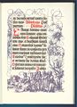 Dvě strany Gebetbuchu císaře Maxmiliána I. (Augsburg 1514). Maximilian I., Kaiser: [Gebetbuch] Oratio ad suum proprium angelum (Augsburg, Johann Schönsperger st. 1514). Fol. 56b a 50a s novým typem fraktury, červeně doplněným textem a dodatečně provedenými rozsáhlými marginálními kresbami Albrechta Dürera (monogram AD s letopočtem 1515 na levé straně vlevo dole). Do vegetativních drolerií jsou zakomponovány povětšinou taneční a hudební scény ze života německého patriciátu. Repro: Kapr 1955.