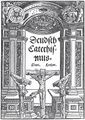 Výchozí štoček Mistra Jákobova žebříku (Wittenberg 1529) a nápodoby u Melantricha (Praha 1547), Günthera (Prostějov 1545) a Sixta z Lerchenfelsu (Litoměřice 1626). Nahoře vlevo Luther, Martin: Deudsch Catechismus (Wittenberg, Georg Rhau 1529). Titulní strana s portálovou bordurou, dole ukřižovaný Kristus mezi dvěma lotry (tiskař Rhau štoček Mistra Jákobova žebříku užíval v letech 1527–1541). Nahoře vpravo Rhegius, Urban: Katechesis (Praha, Jiří st. Melantrich z Aventinu 1547). Titulní strana se zmenšenou volnou kopií datovanou v levém horním štítku 1528. Královská kanonie premonstrátů na Strahově – Strahovská knihovna (Praha), sign. HU V 48. Dole vlevo Rhegius, Urban: Rozmlouvání o krásném kázání, kteréž Kristus … činil (Prostějov, Jan Günther 1545). Titulní strana se starší zvětšenou, zjednodušenou a nedatovanou volnou kopií. Královská kanonie premonstrátů na Strahově – Strahovská knihovna (Praha), sign. BC VI 122. Dole vpravo Sixt z Lerchenfelsu, Jan: Trino et uni laus, honor, virtus, gloria, triumphus et victoria … Divi Ferdinandi Austriaci: ejus nominis Romanorum imperatoris, secunde secundi (Litoměřice, Jan Sixt z Lerchenfelsu 1626). Fol. A2b s mladší zvětšenou, zjednodušenou a nedatovanou kopií předchozí kopie. Královská kanonie premonstrátů na Strahově – Strahovská knihovna (Praha), sign. FF I 8.
