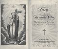Proměny edicí oblíbené Eckartshausenovy modlitební knihy (Kutná hora 1798, Praha 1812, Praha 1827 a Jindřichův Hradec 40. léta 19. století). Vlevo nahoře Eckartshausen, Karl von: Bůh jest nejčistší láska [přeložil František Josef Tomsa?] (Kutná Hora, František Vincenc Korec 1798). Pravděpodobně Janem Berkou rytá titulní strana s ilustrační vinětou (Kristus, ženy a děti). Antikvariát Meissner (Praha). Vlevo dole Eckartshausen, Karl von: Gott ist die reinste Liebe (Praha, Bohumil Haase st. 1812). Pravděpodobně Janem Berkou rytá titulní strana s ilustrační vinětou (Kristus, ženy a děti). Antikvariát Meissner (Praha). Vpravo nahoře Eckartshausen, Karl von: Gott ist die reinste Liebe (Praha, František Sommer–tiskár