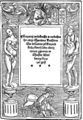 Titulní strana Severinova tisku Lutherova Kázání (Praha 1520). Luther, Martin: Kázání … na desatero přikázání Boží, kteréž lidu obecnému zjevně v městě Witemberce kázal jest (Praha, Tiskárna severinsko-kosořská 1520). Titulní bordura s Mojžíšem, Evou a Adamem, dole Saul (Pavel) na cestě do Damašku zasažen nebeským světlem. Královská kanonie premonstrátů na Strahově – Strahovská knihovna (Praha), sign. DR IV 12/5.