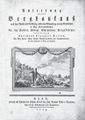 Viněta ilustrační (Wien 1773). Delius, Christoph Traugott: Anleitung zu der Bergbaukunst nach ihrer Theorie und Ausübung (Wien, Johann Thomas von Trattner 1773). Titulní strana s mědirytovou vinětou vztahující se k obsahu díla. Vlevo dole je signatura kreslíře Franze Xavera Würtha, vpravo rytce J. E. (Jana Arnošta) Mansfelda. Antikvariát Meissner (Praha).